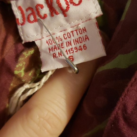 Beaded/threaded Bohemian skirt - Picture 4 of 4